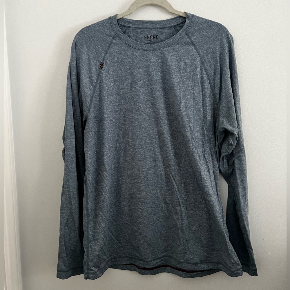 Rhone Reign Long Sleeve Tee - Light Blue